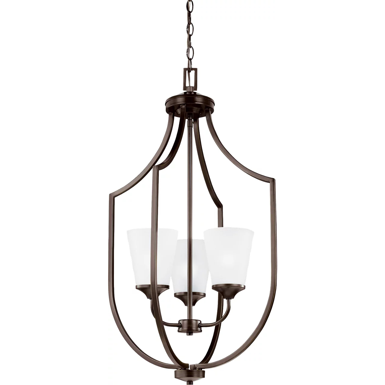 Hanford 3 Light 18.13 inch Bronze Foyer Pendant Ceiling Light