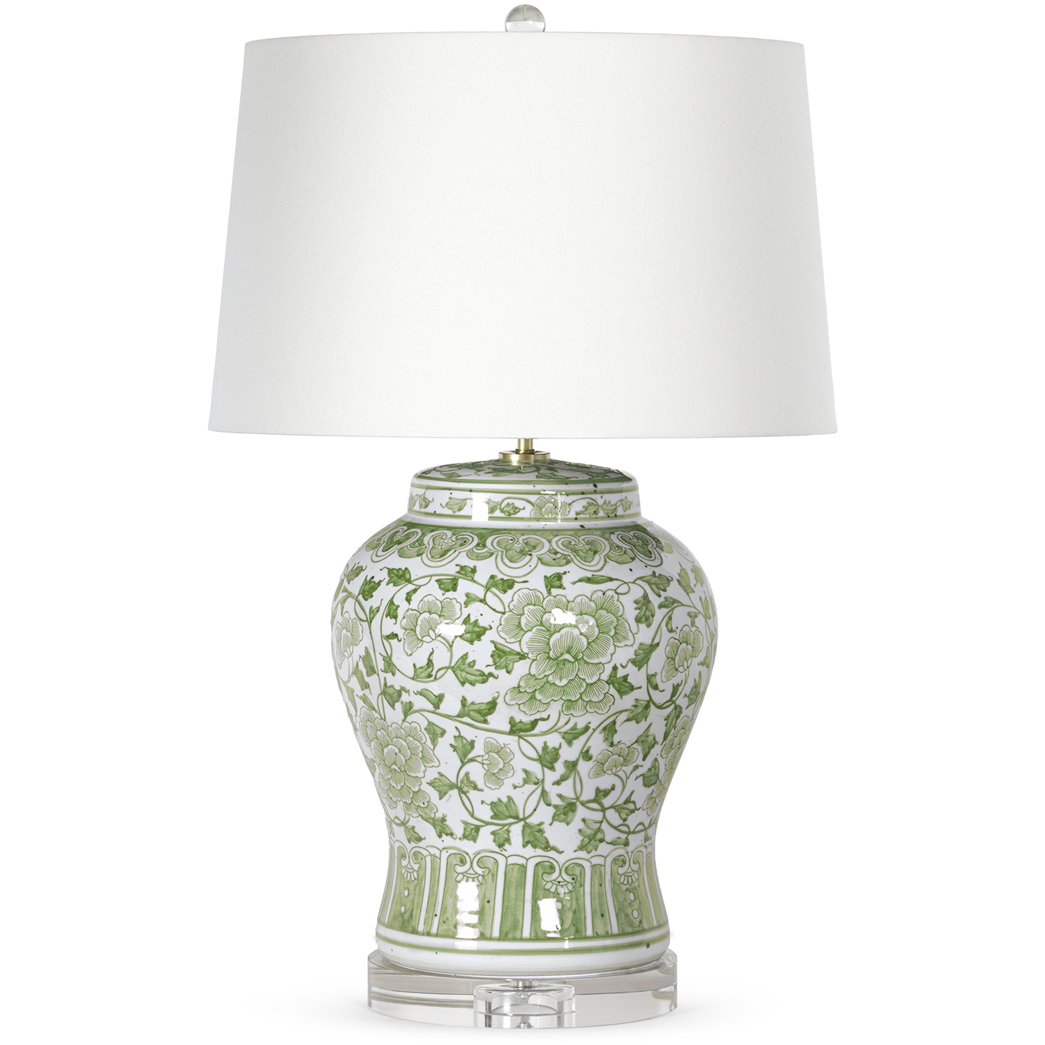 Briar 28.5 inch 150 watt Green Table Lamp Portable Light