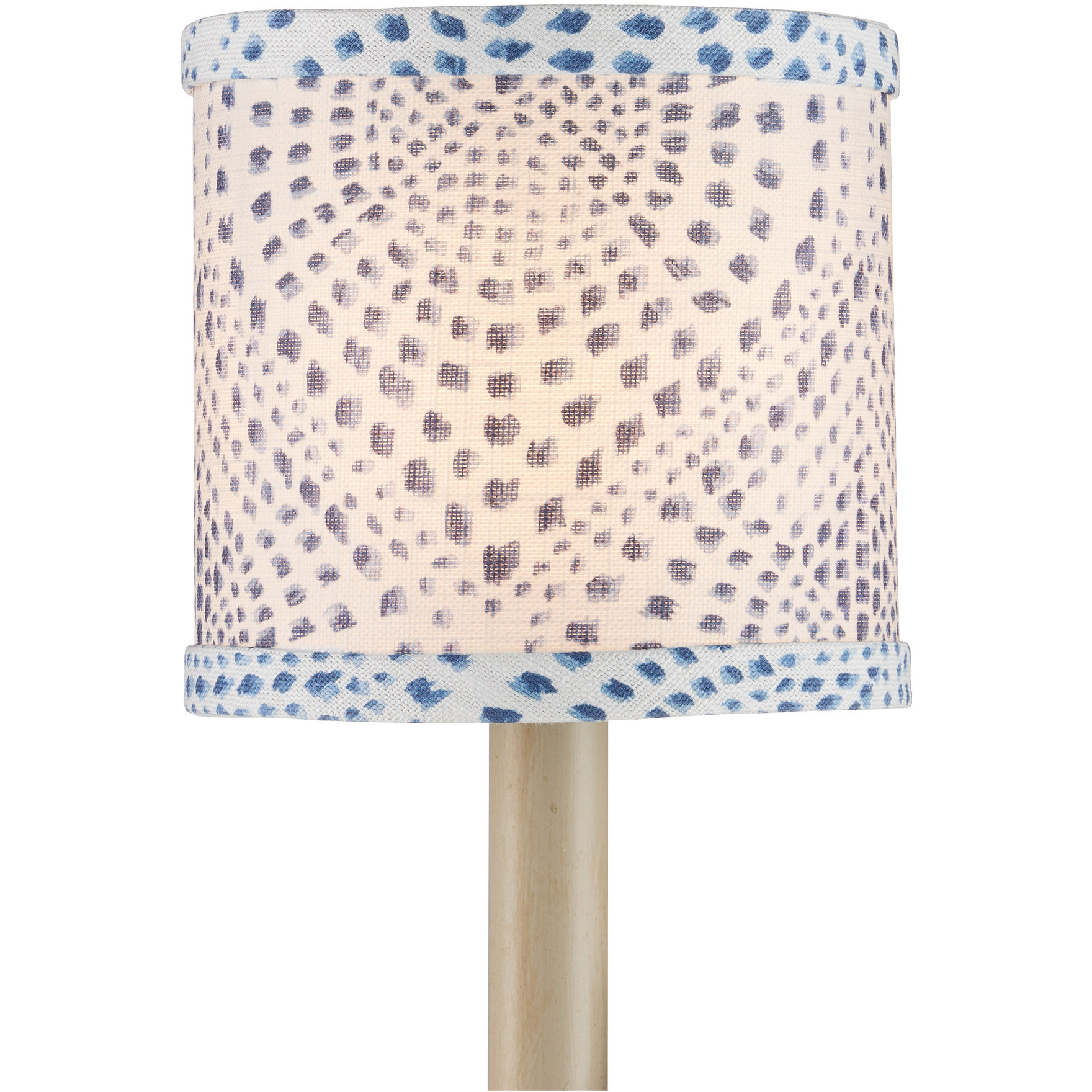 Lenore Blue and Ivory 5 inch Chandelier Shade