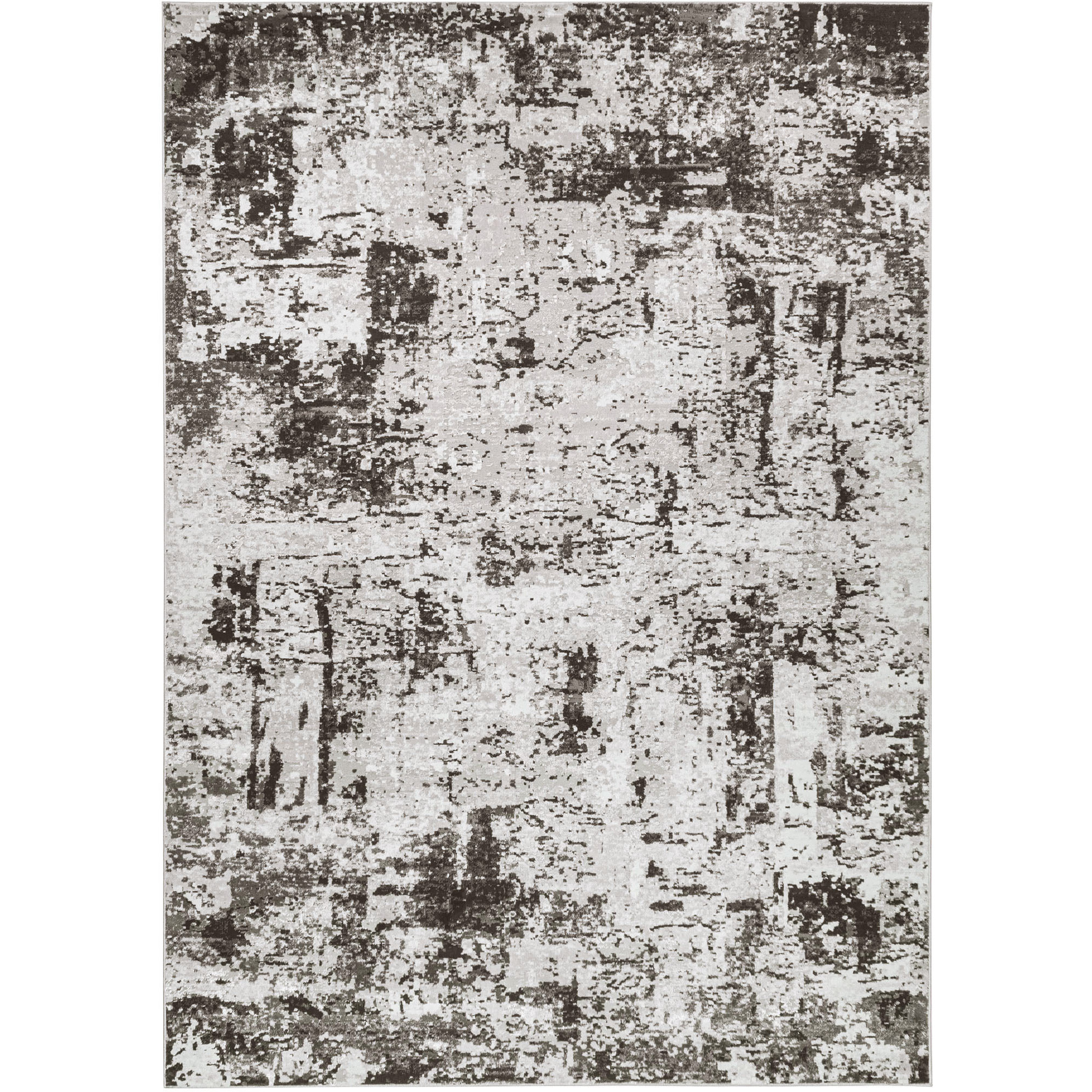 Ayda 36 X 24 inch Black/Grey Rug in 2 x 3