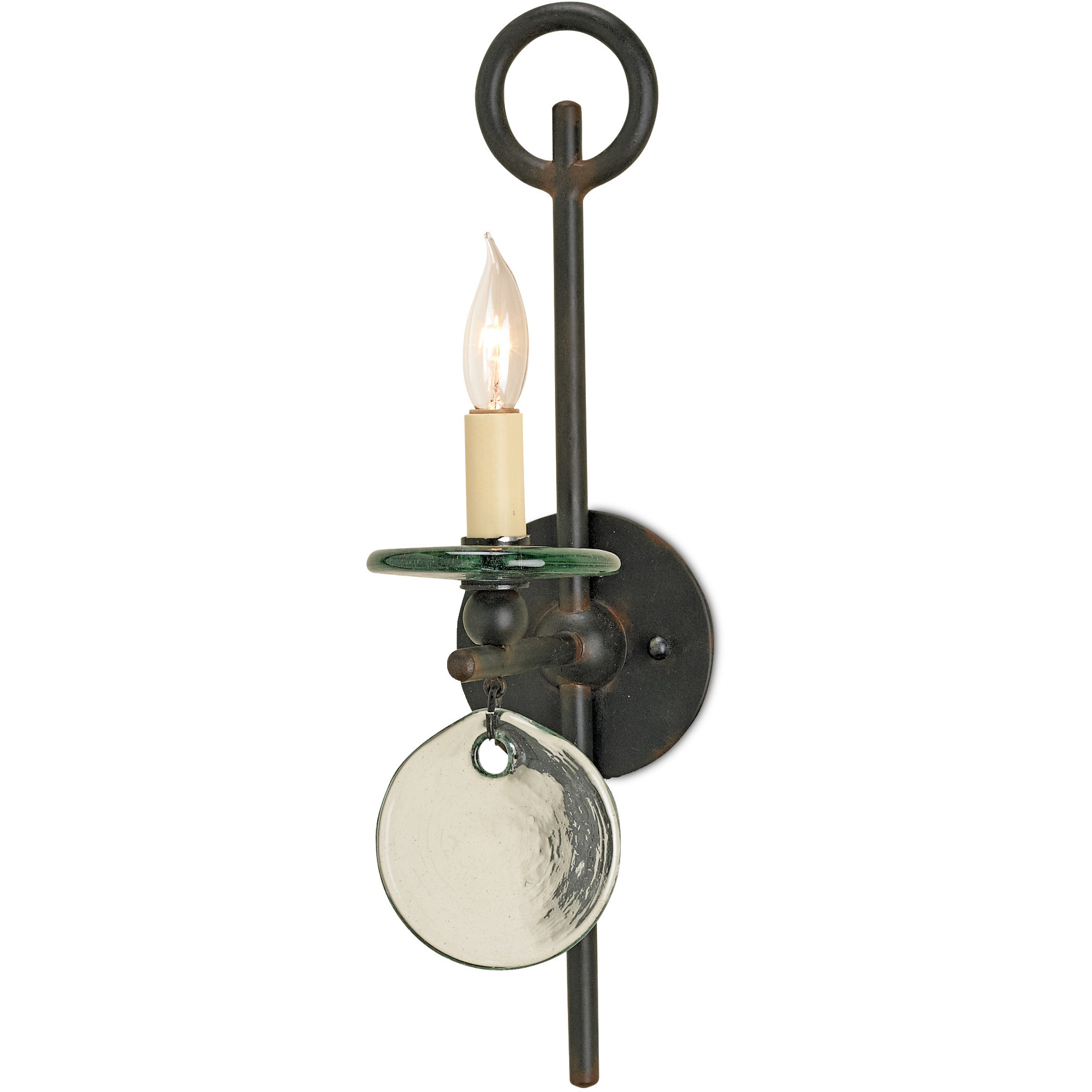 Sethos 1 Light 4.5 inch Old Iron Wall Sconce Wall Light