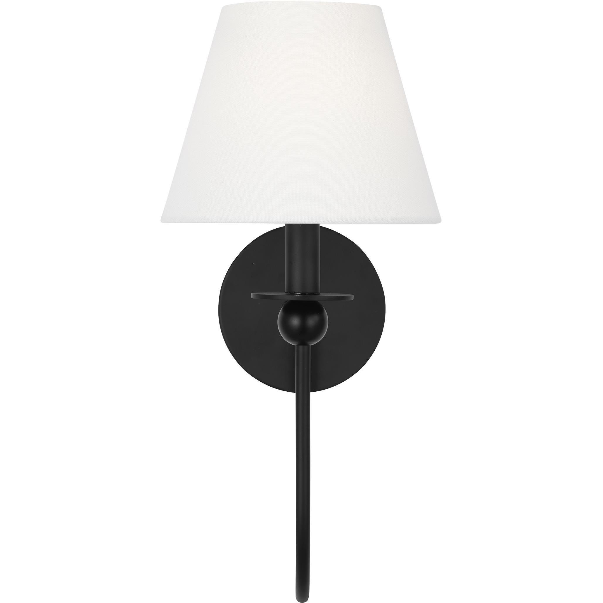 Drew & Jonathan Elsay 1 Light 7 inch Midnight Black Sconce Wall Light, Small
