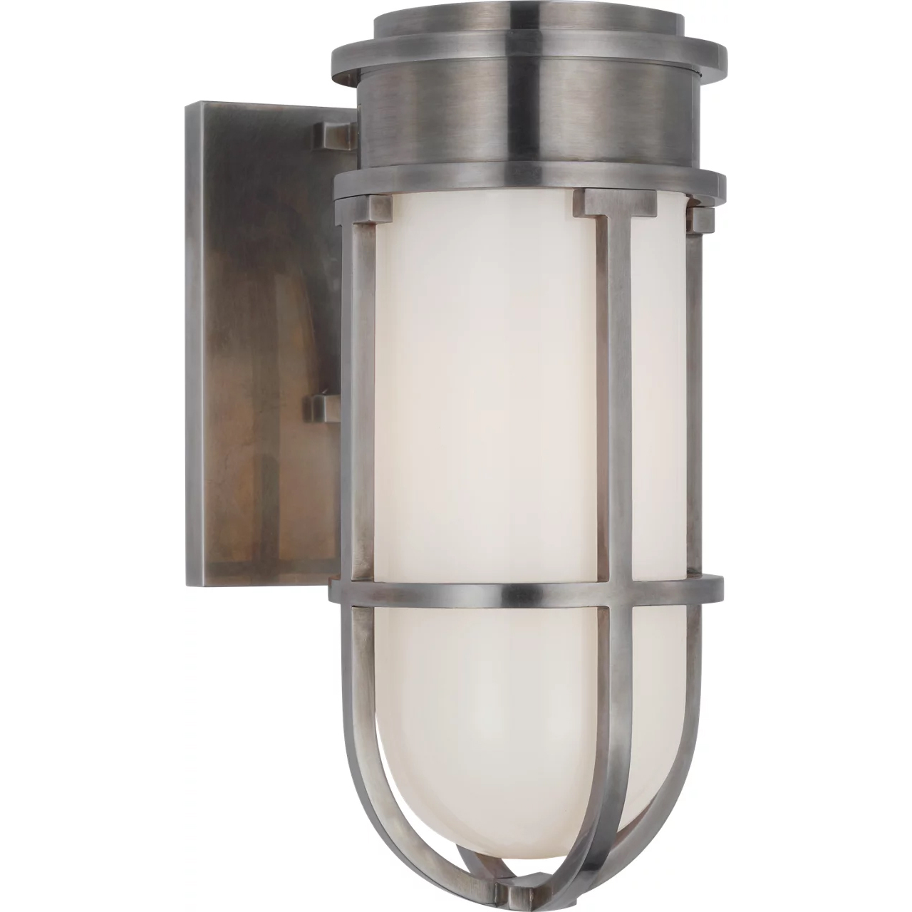 Chapman & Myers Gracie LED 4.75 inch Antique Nickel Tall Bracketed Sconce Wall Light