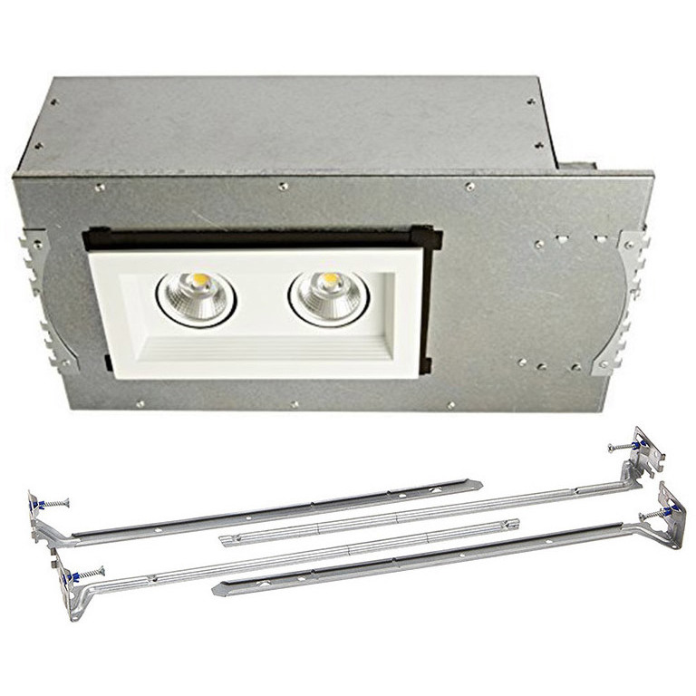Mini LED Multiple Spots LED White Multiple Recessed Trim in Flood, 3500K
