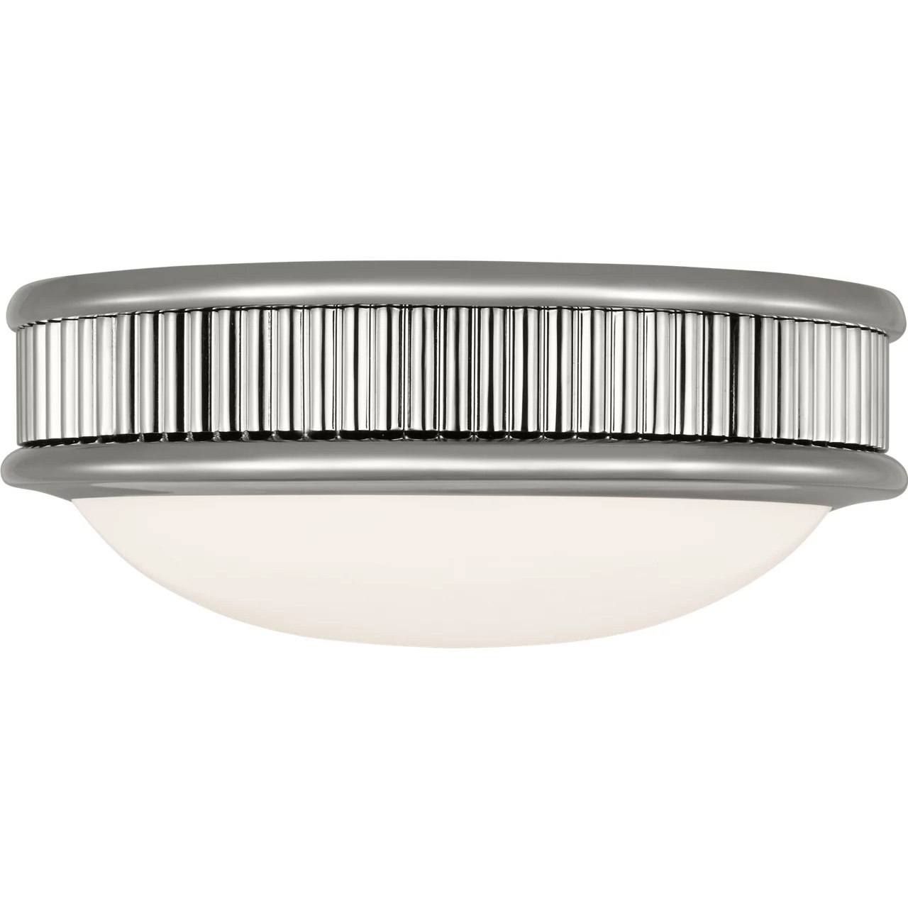 Paloma Contreras Ritz 8 inch Polished Nickel Flush Mount Ceiling Light
