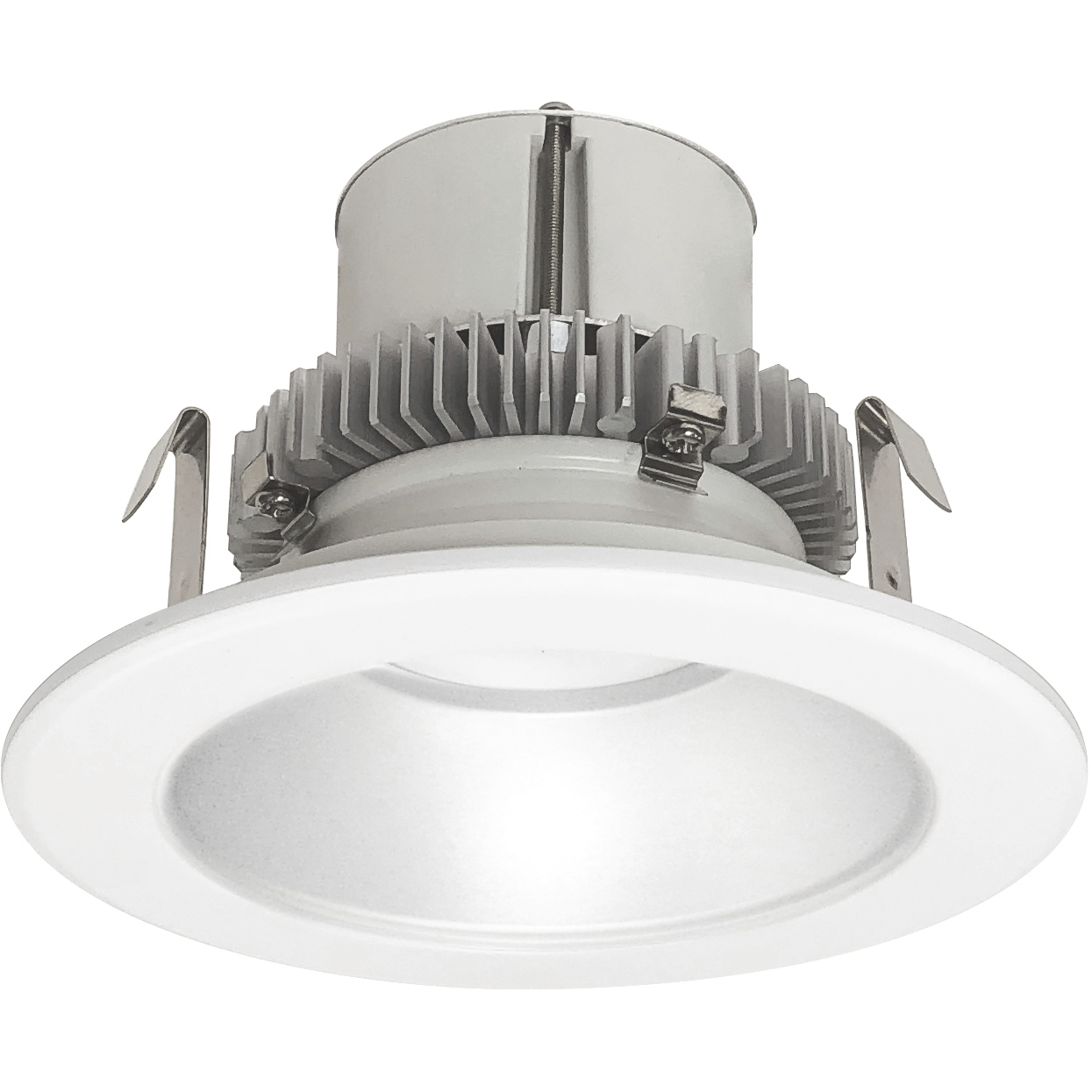 Cobalt Click Haze/Matte Powder White Recessed Reflector, Retrofit