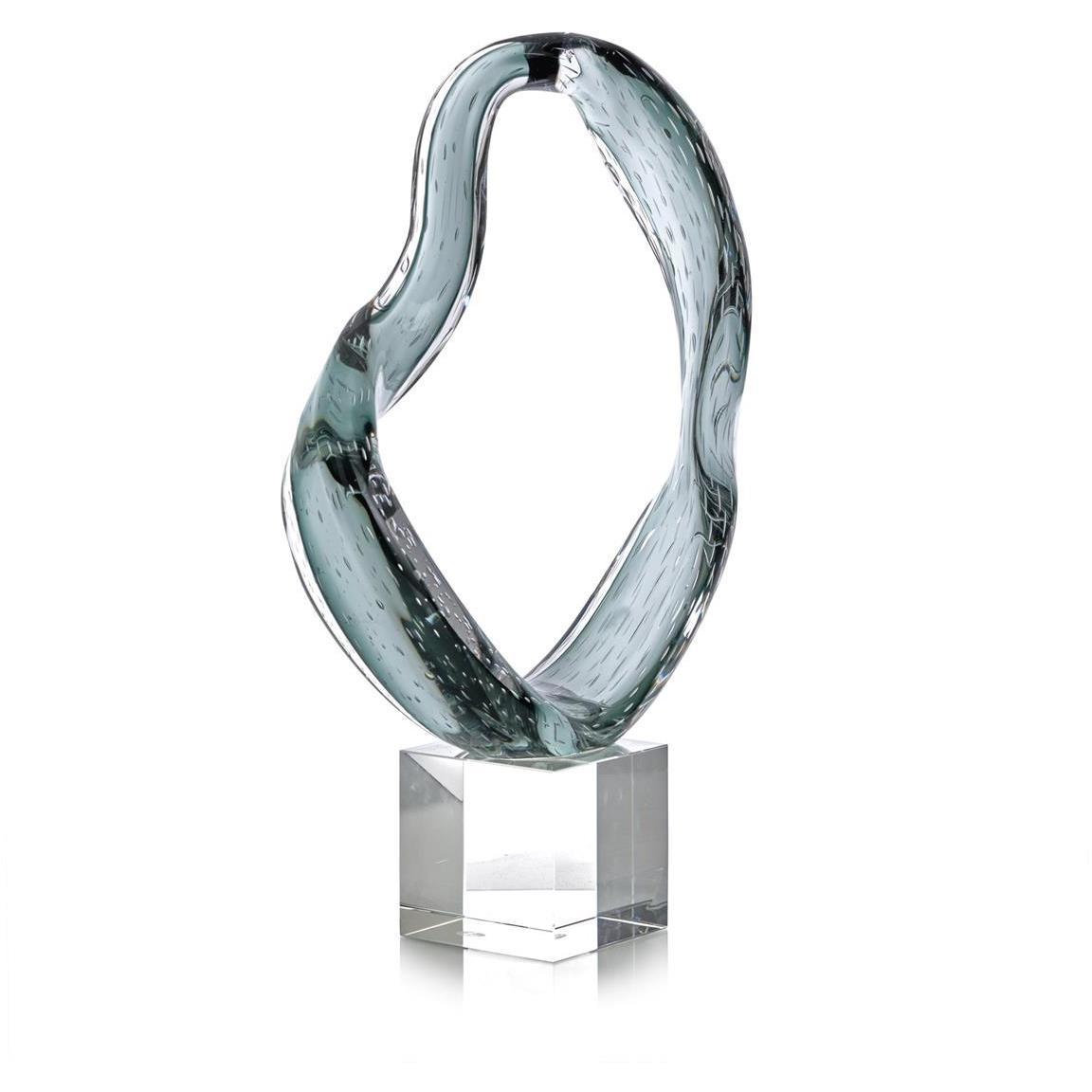 Viridian Flux I 18.5 X 11.5 inch Sculpture