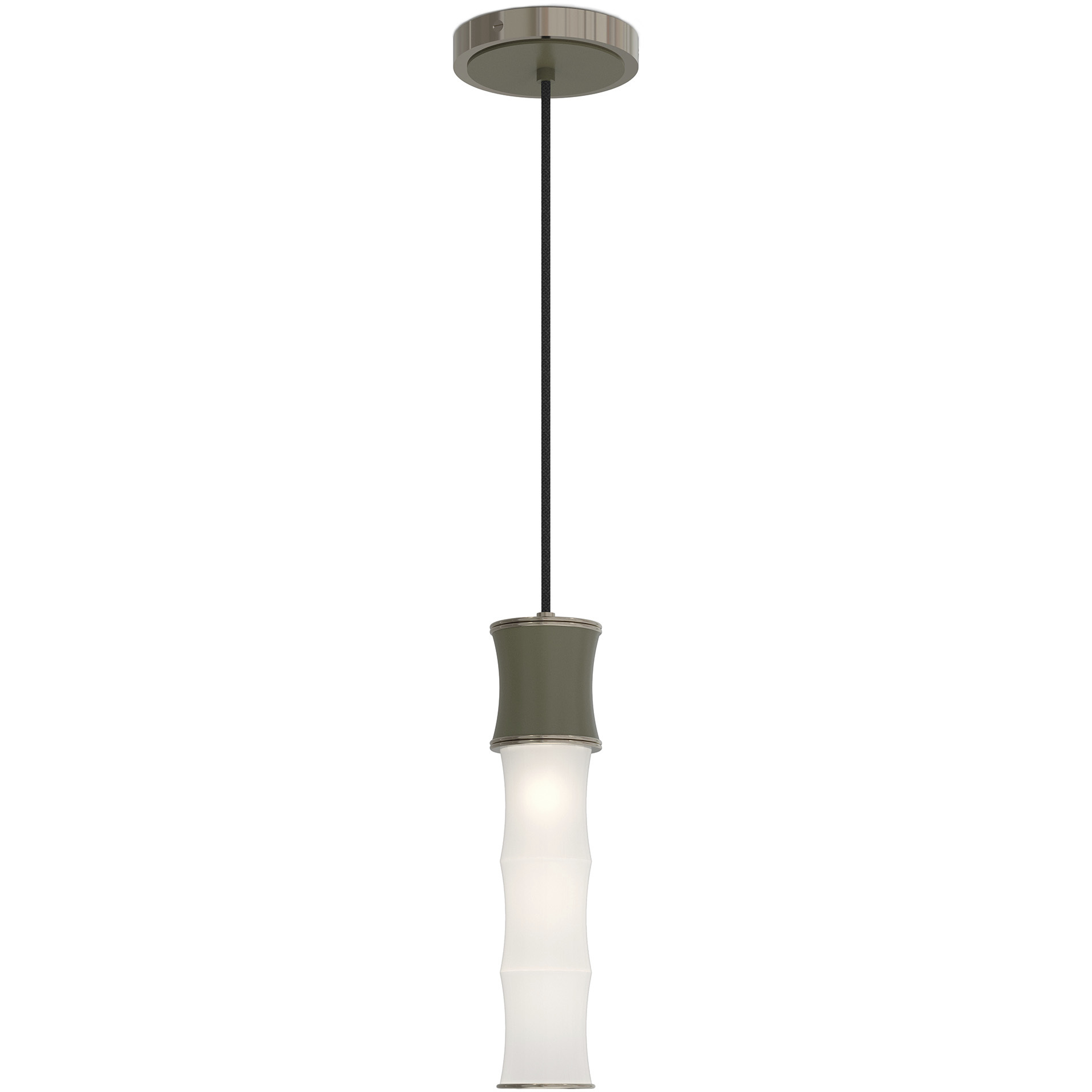 Kane 1 Light 5 inch Smokey Taupe with Polished Nickel Pendant Ceiling Light in Smoky Taupe