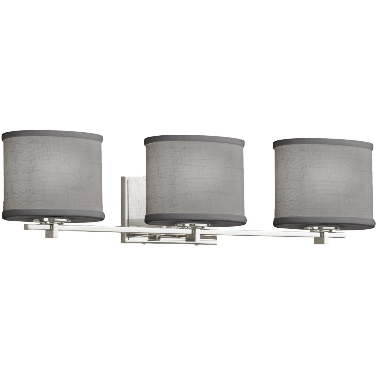 Textile 3 Light 26.75 inch Polished Chrome Bath Vanity Light Wall Light, Era Family, Choices
