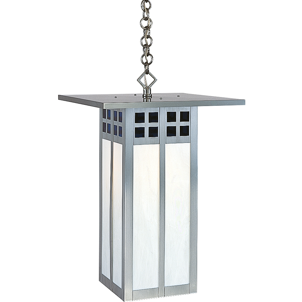 Glasgow 1 Light 18 inch Mission Brown Pendant Ceiling Light in Gold White Iridescent and White Opalescent