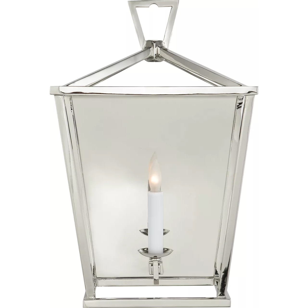 Chapman & Myers Darlana 1 Light 17 inch Polished Nickel Wall Lantern