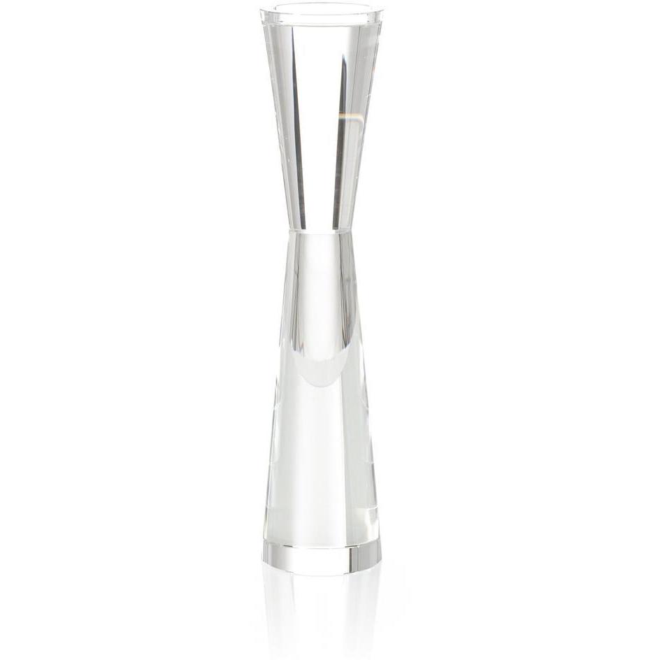 Crystal Hourglass II 18.25 X 4.25 inch Candleholder