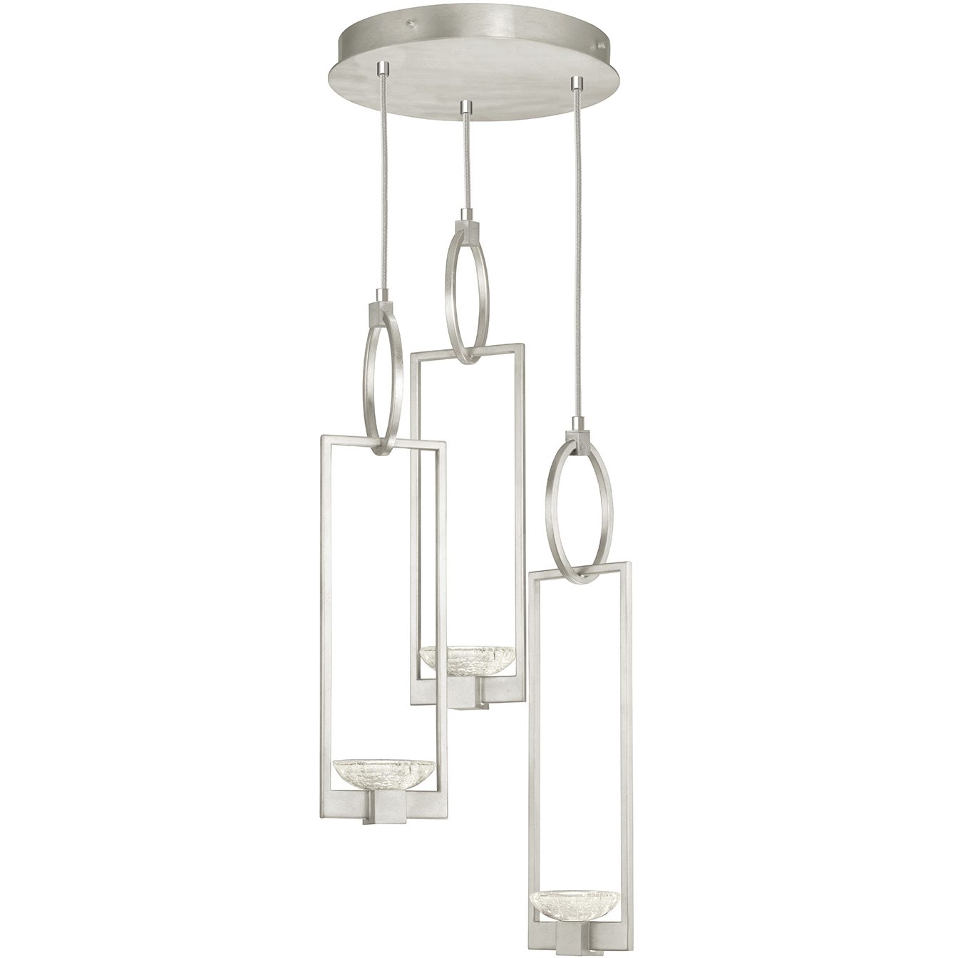 Delphi LED 18.75 inch Silver Pendant Ceiling Light