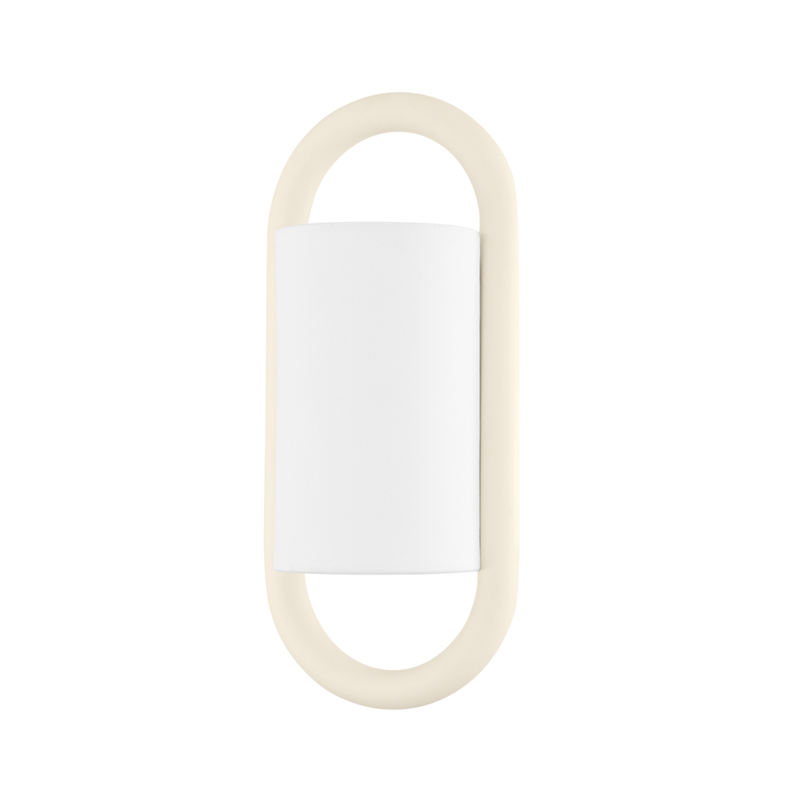 Wynter 1 Light 6 inch Textured Cream ADA Wall Sconce Wall Light