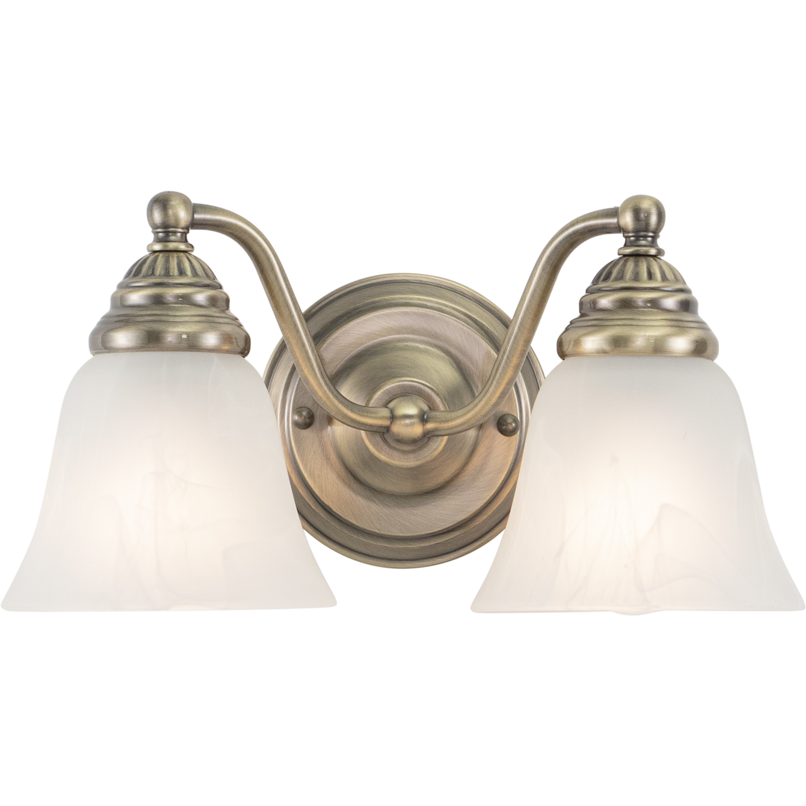 Standford LED 13 inch Antique Brass Bathroom Light Wall Light