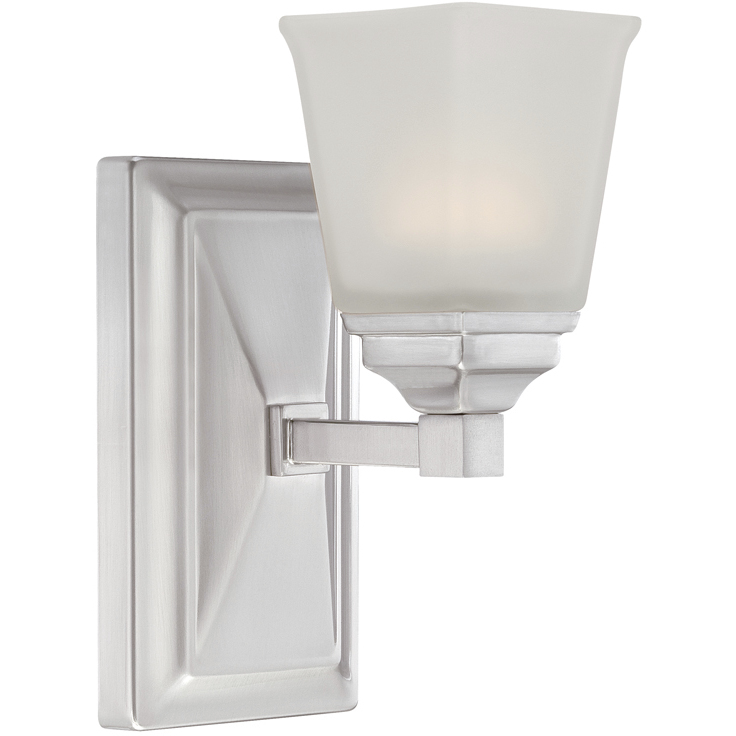 Trenton LED 4.5 inch Satin Platinum Wall Sconce Wall Light