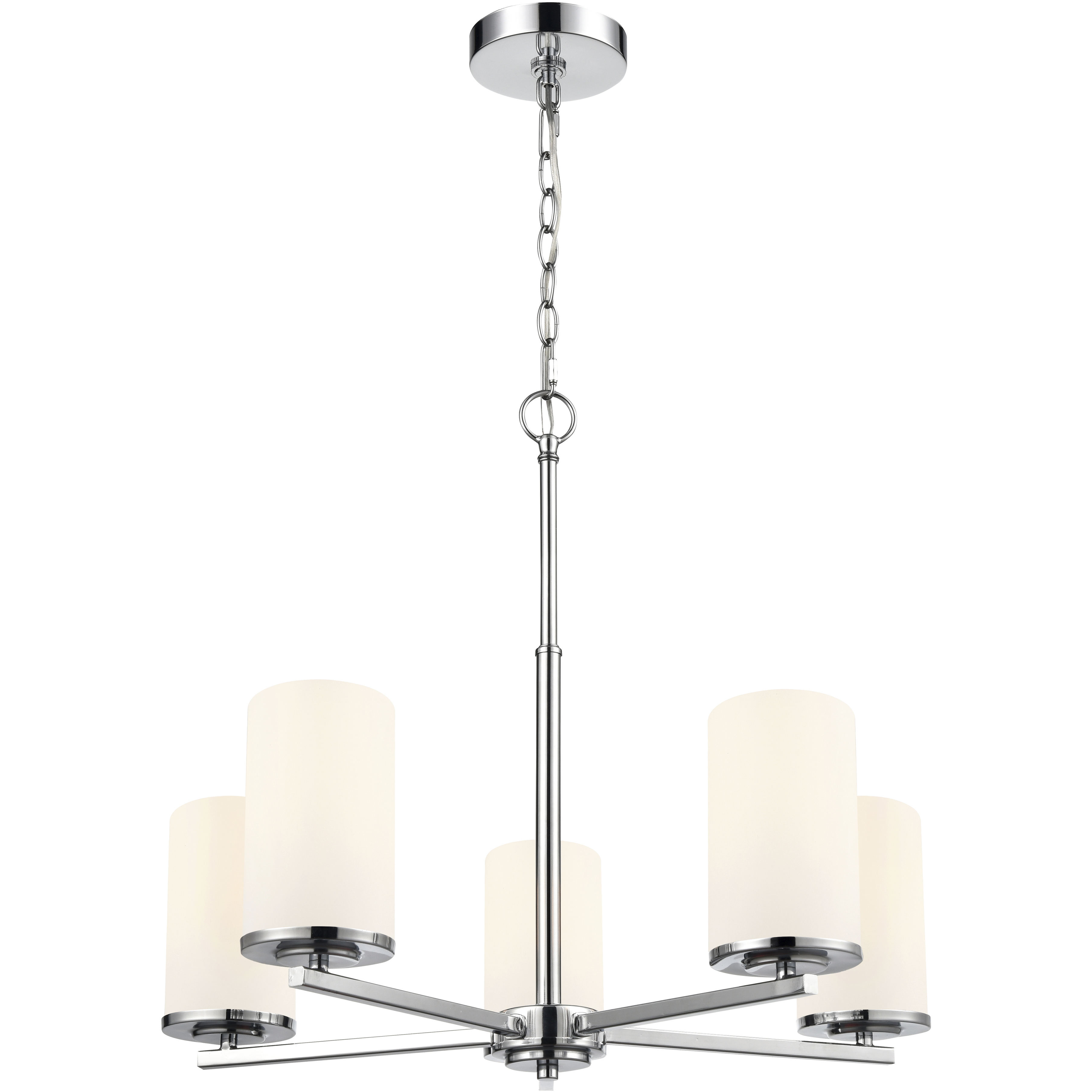 Verlana 5 Light 24 inch Chrome Chandelier Ceiling Light