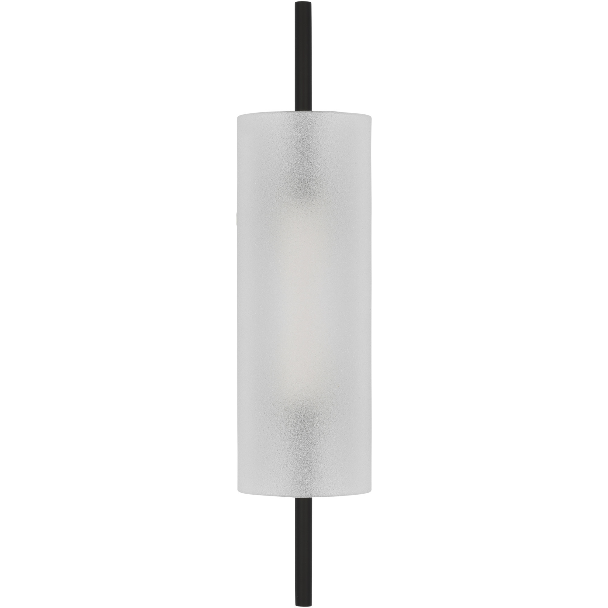 Peter Bristol Trace LED 4.6 inch Nightshade Black Sconce Wall Light