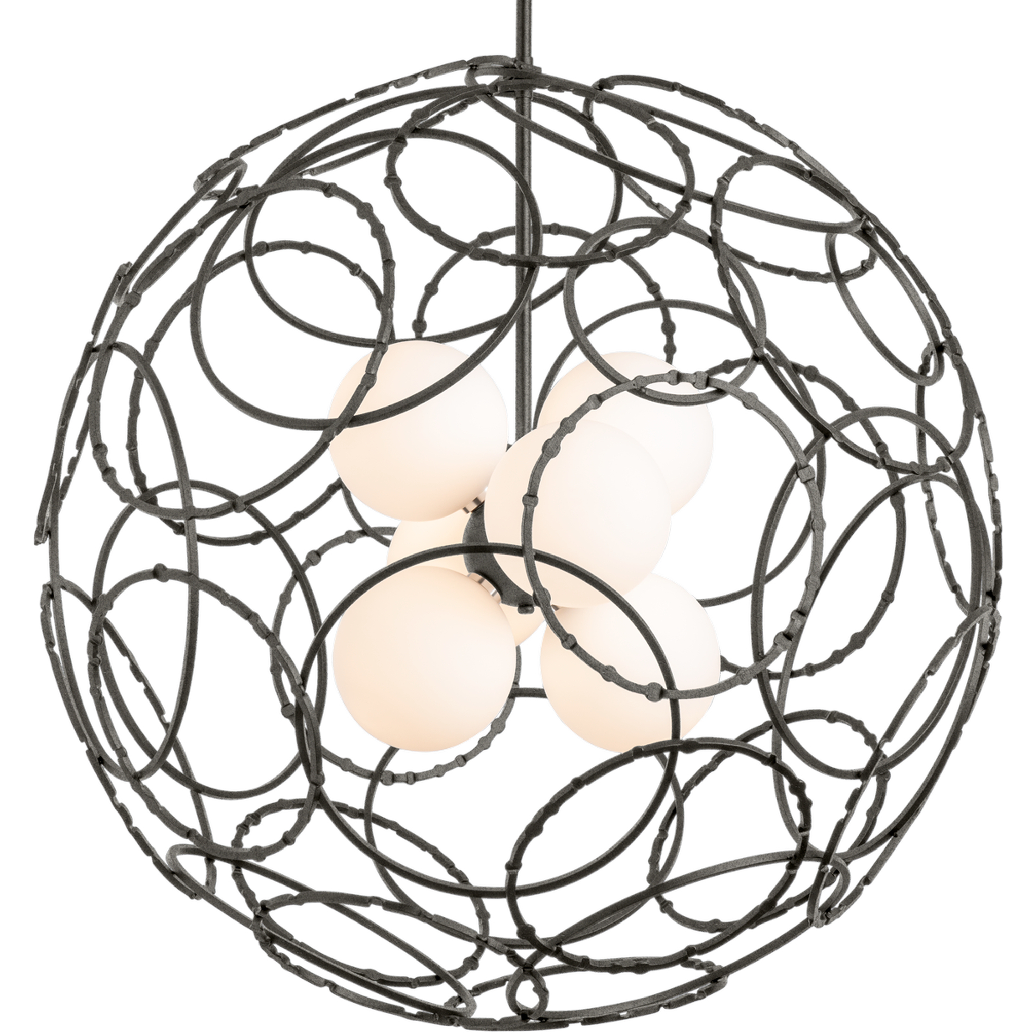 Olympus 6 Light 31 inch Natural Iron Pendant Ceiling Light