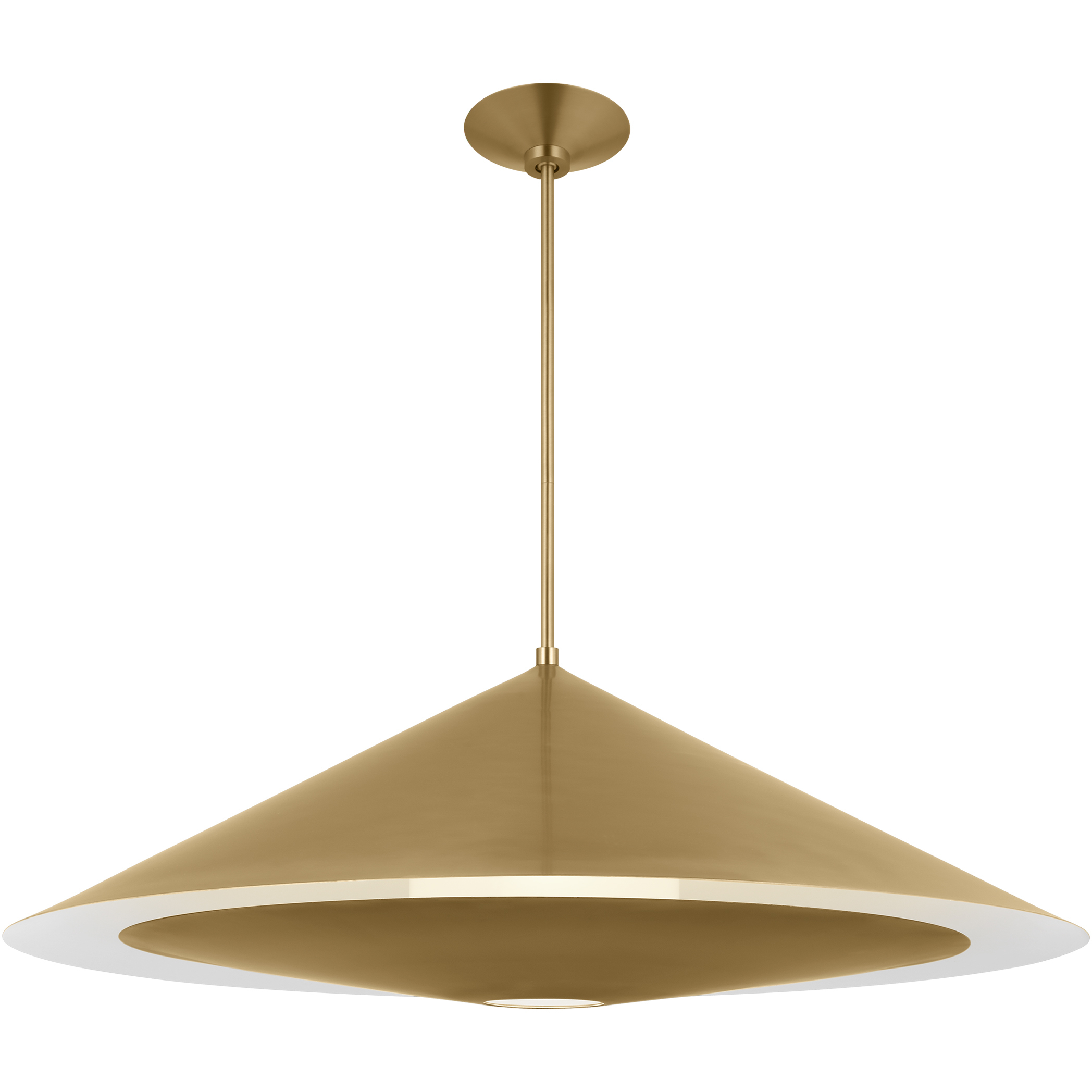 Kelly by Kelly Wearstler Echo 1 Light 36 inch Burnished Brass Pendant Ceiling Light
