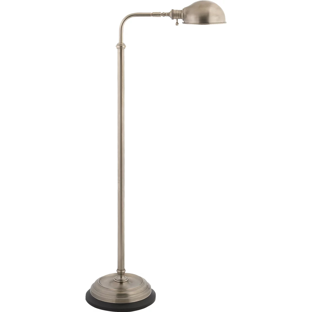 Chapman & Myers Apothecary 40 inch 60 watt Antique Nickel Floor Lamp Portable Light