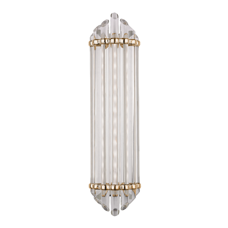 Albion LED 6.5 inch Aged Brass Bath and Vanity Wall Light