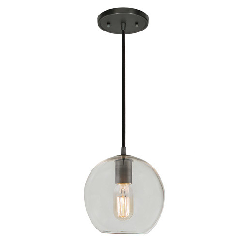 JVI Designs Grand Central 1 Light 7 inch Oil Rubbed Bronze Pendant Ceiling Light 1300-08-G6 - Open Box
