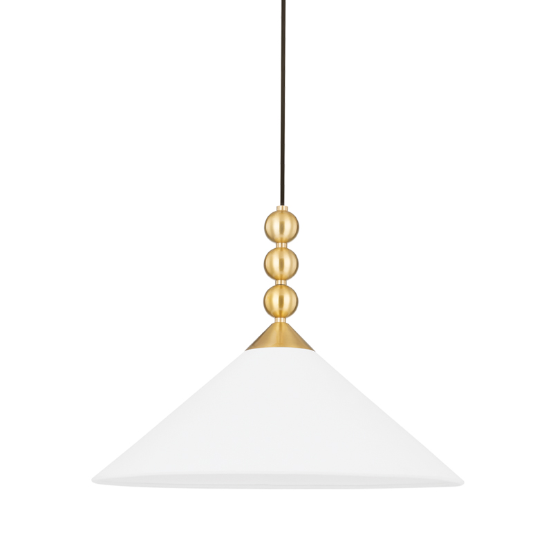 Sang 1 Light 20 inch Aged Brass Pendant Ceiling Light
