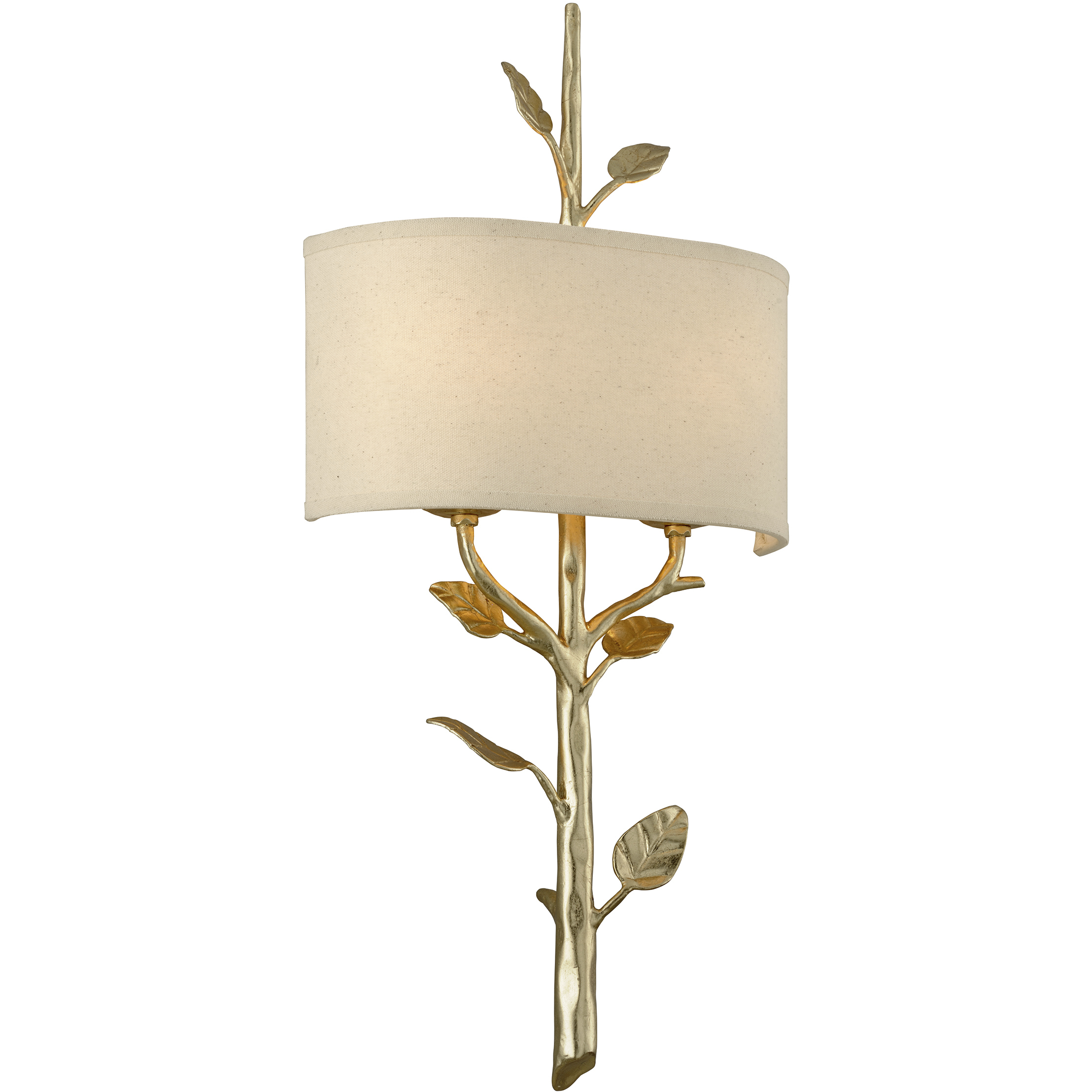 Almont 2 Light 12.25 inch Gold Leaf Wall Sconce Wall Light
