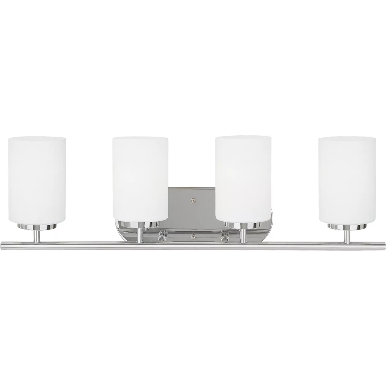 Oslo 4 Light 27.5 inch Chrome Wall Bath Fixture Wall Light