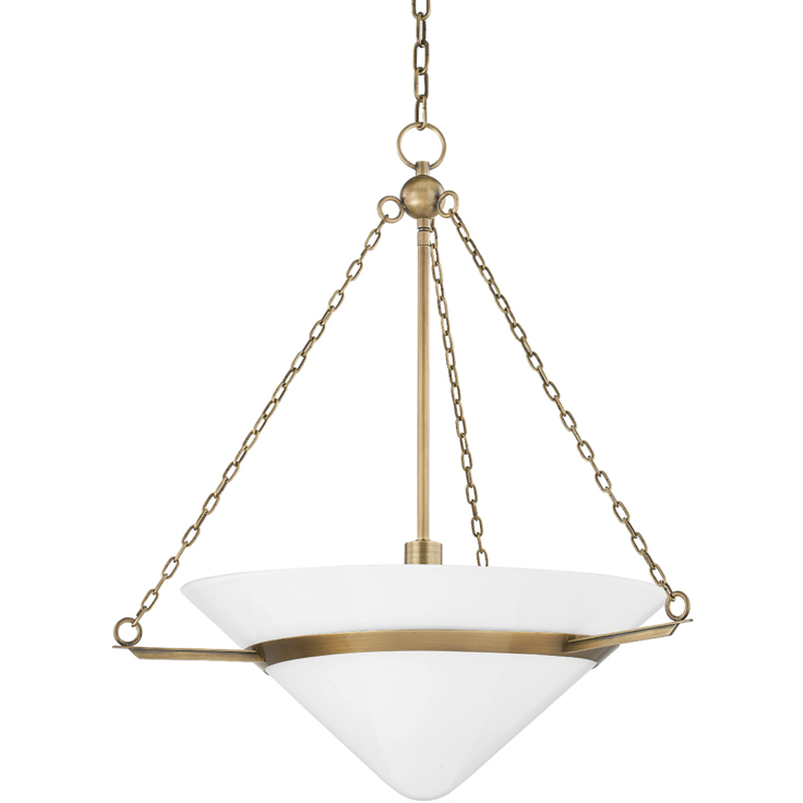 Amador 1 Light 27 inch Patina Brass Pendant Ceiling Light