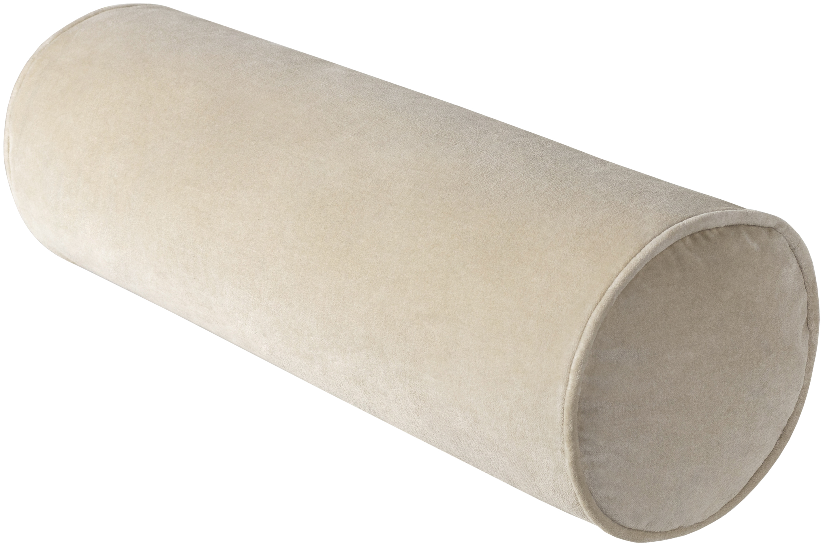 Cotton Velvet 21 inch Oatmeal Pillow Kit, Bolster