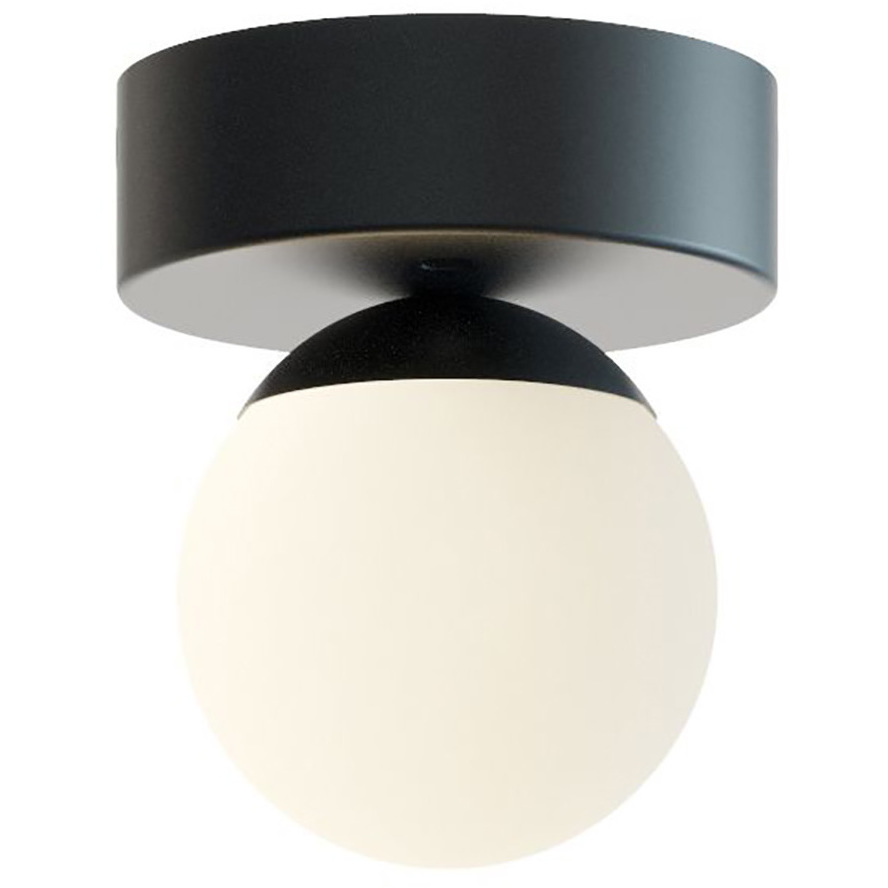 Pearl LED 4.33 inch Black Flush Mount Ceiling Light