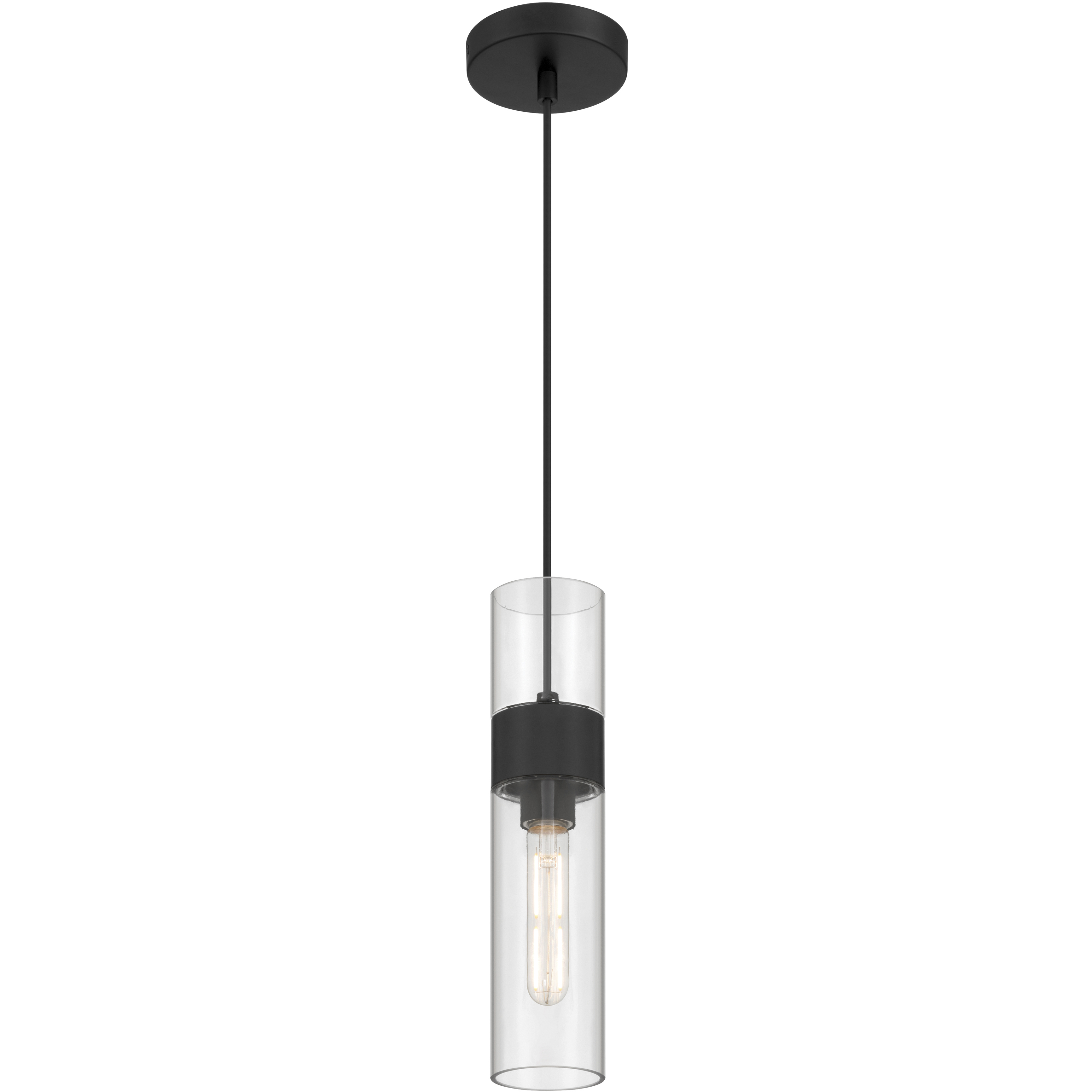 Nash 3 inch Matte Black Pendant Ceiling Light