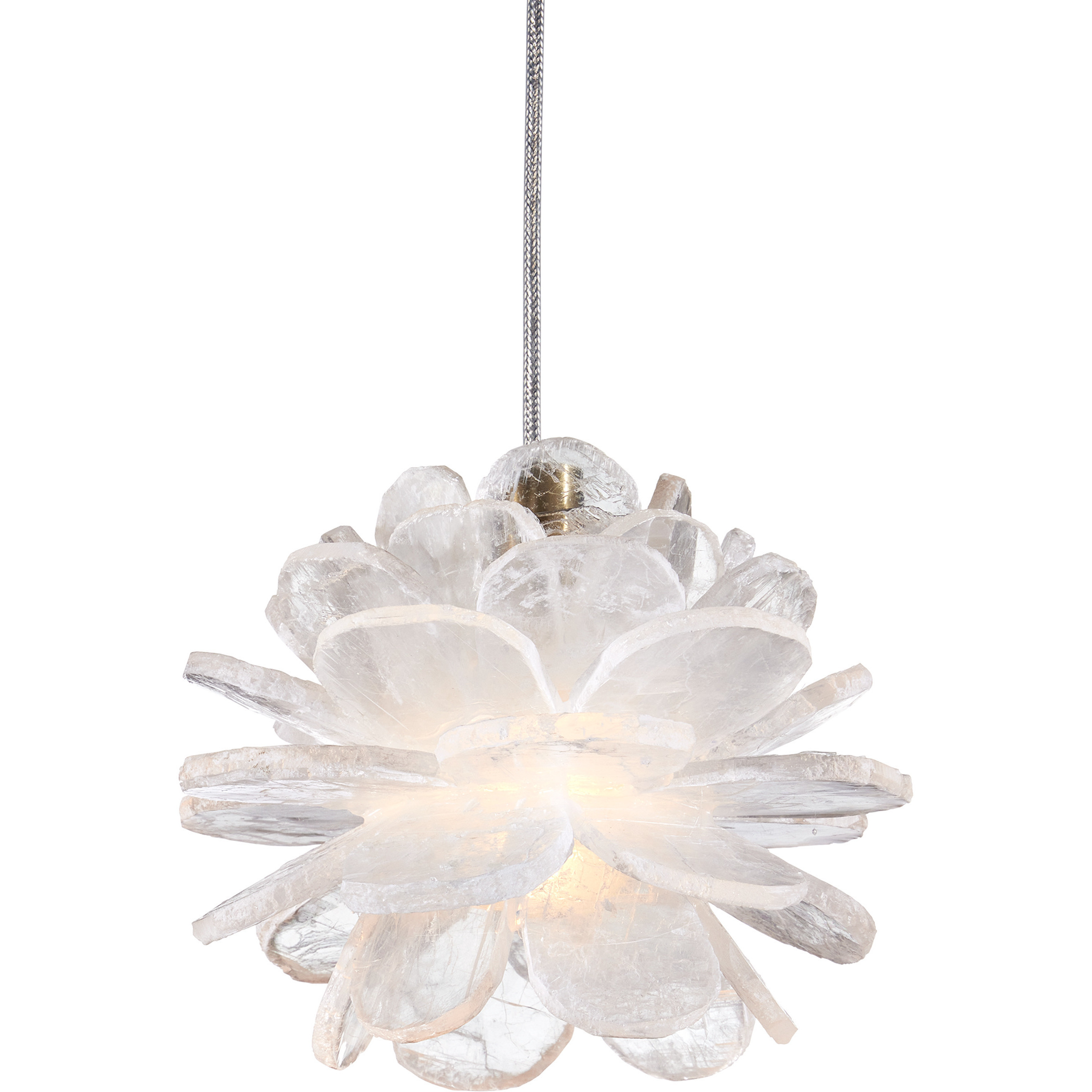 Clarity 1 Light 6 inch Brass Pendant Ceiling Light