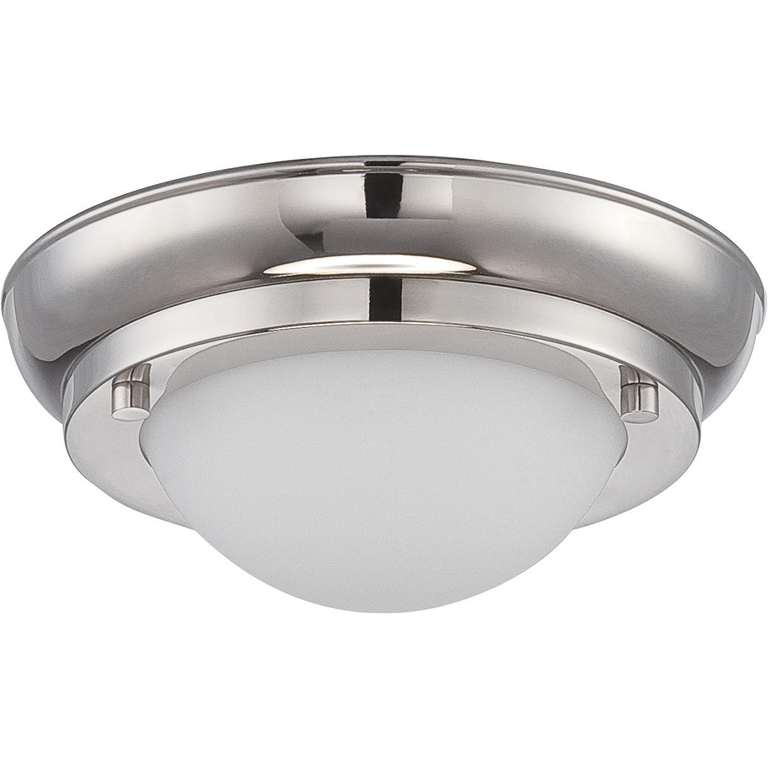 Poke LED 6.5 inch Polished Nickel Flush Mount Ceiling Light