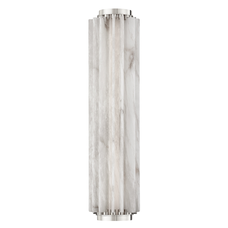 Hillside LED 6 inch Polished Nickel ADA Wall Sconce Wall Light