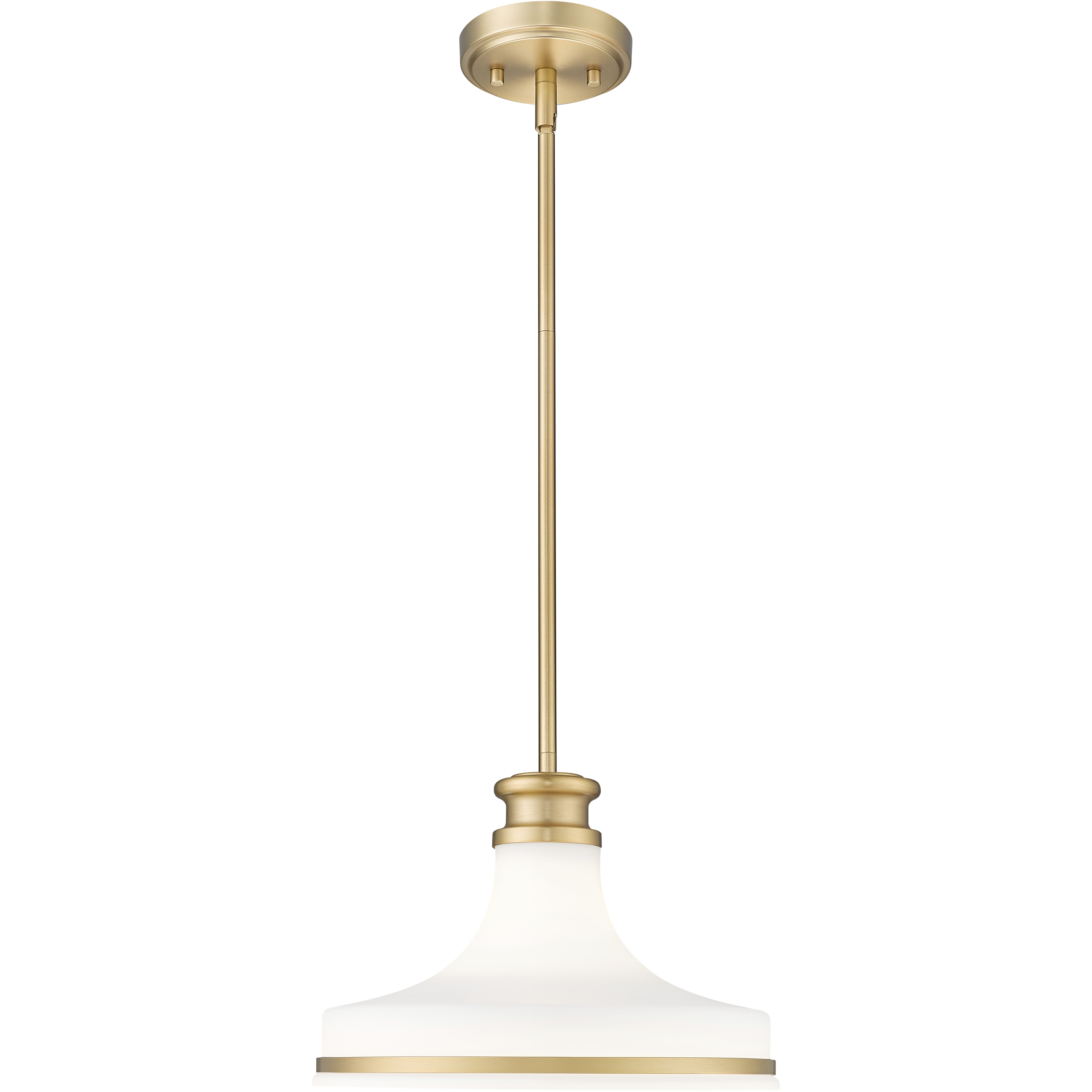 Reznor 1 Light 12 inch Modern Gold Pendant Ceiling Light
