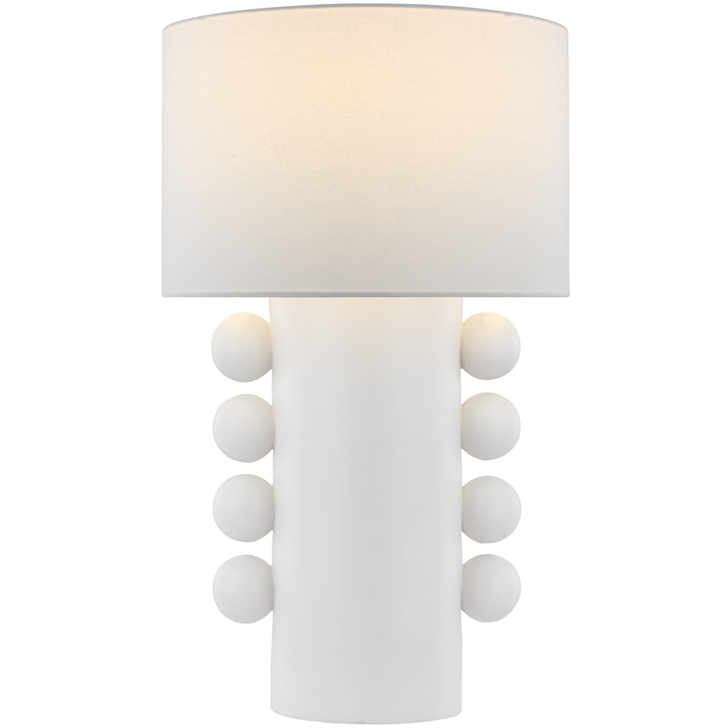 Kelly Wearstler Tiglia 31 inch 5 watt Plaster White Cordless Tall Table Lamp Portable Light