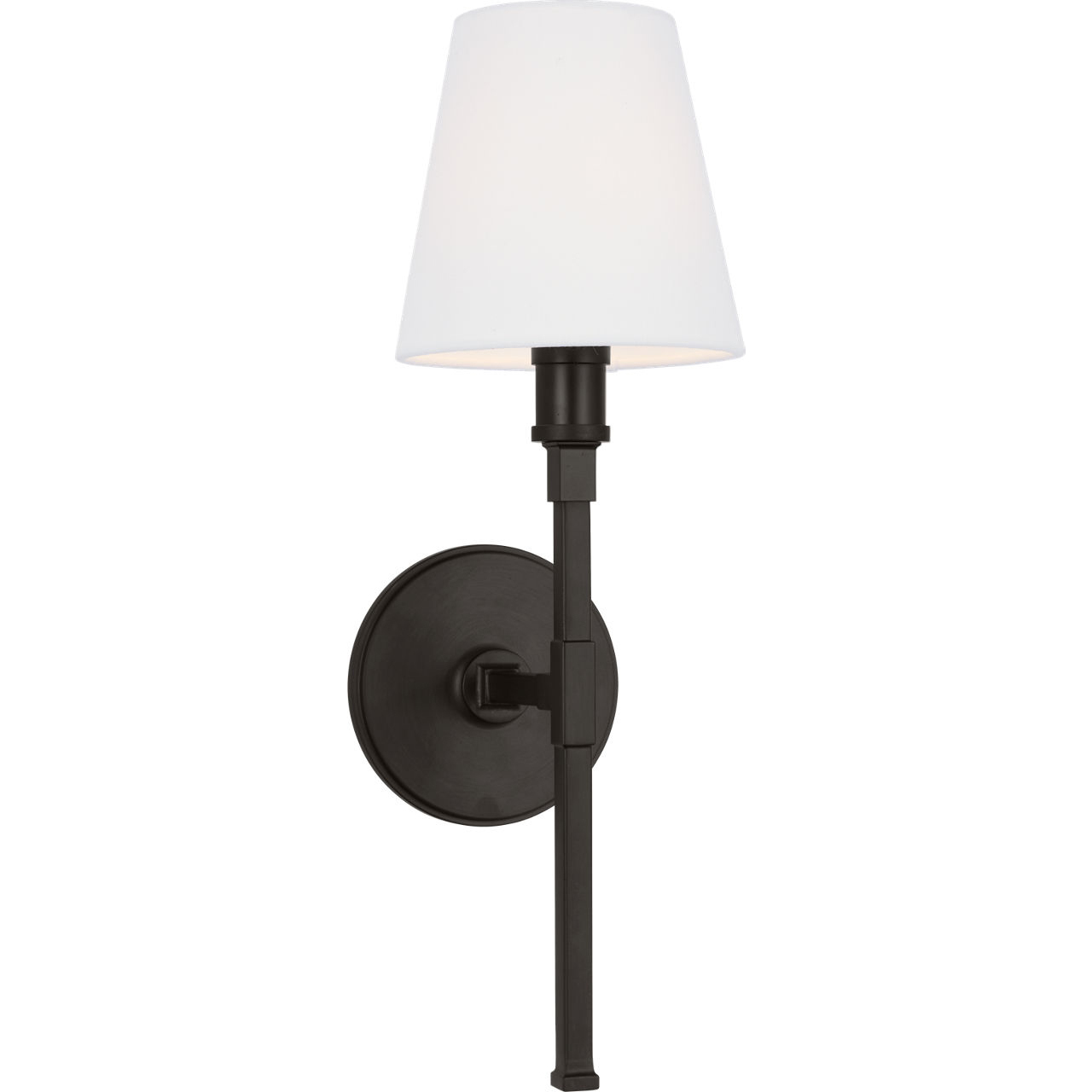 C&M by Chapman & Myers Perth 1 Light 5.5 inch Aged Iron Sconce Wall Light