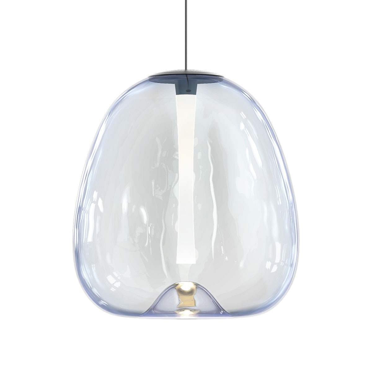 Mela LED 13.75 inch Satin Black Pendant Ceiling Light