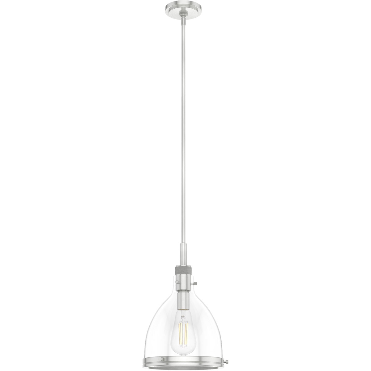 Van Nuys 1 Light 10 inch Brushed Nickel Pendant Ceiling Light