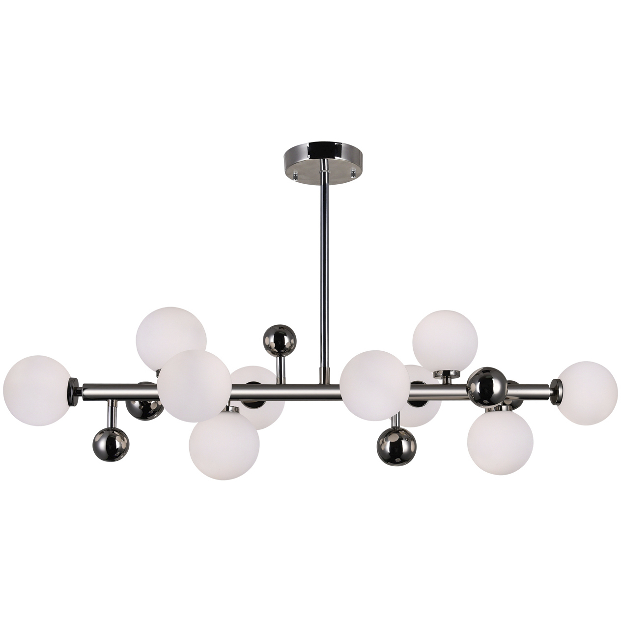 Element LED 36 inch Polished Nickel Island/Pool Table Light Ceiling Light