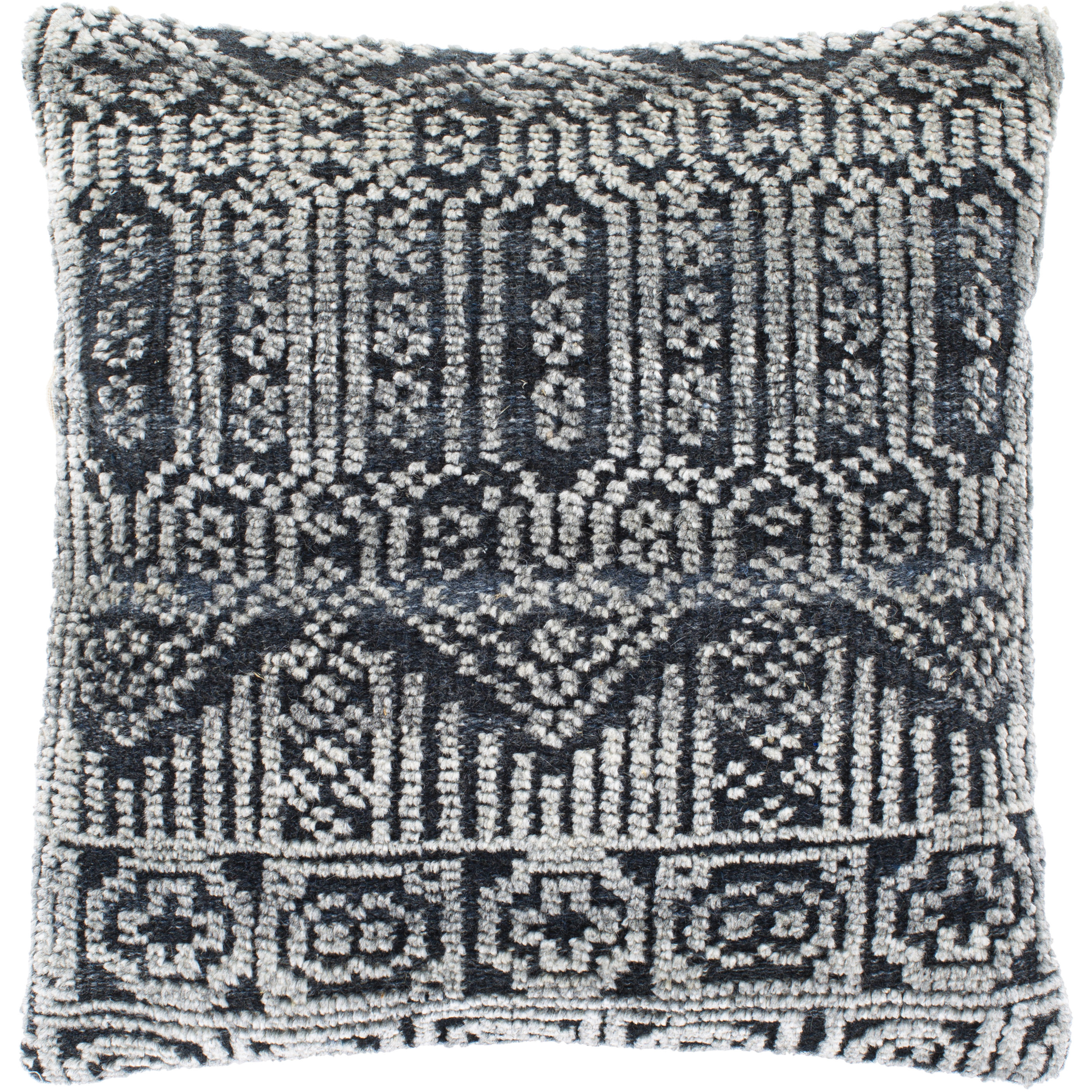 Nobility 22 X 22 inch Medium Gray Pillow Kit, Square