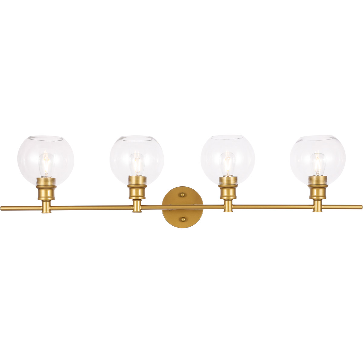 Collier 4 Light 37.6 inch Brass Wall sconce Wall Light