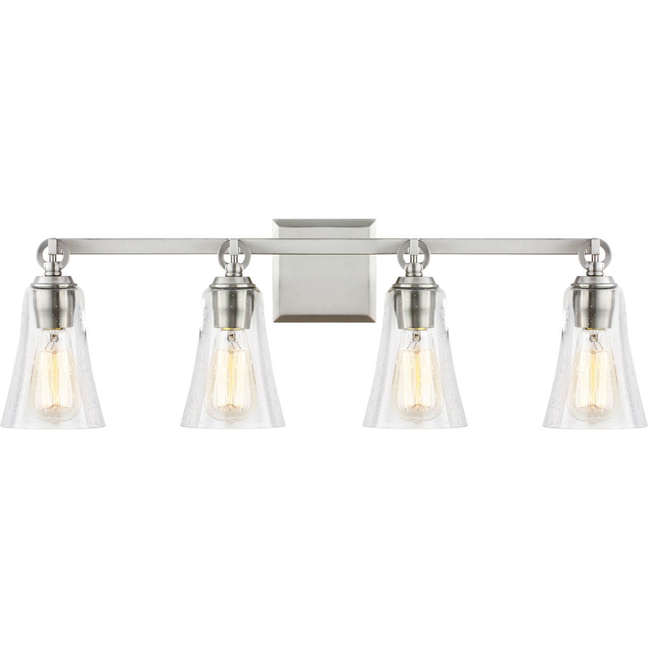 Sean Lavin Monterro 4 Light 30.25 inch Satin Nickel Vanity Light Wall Light