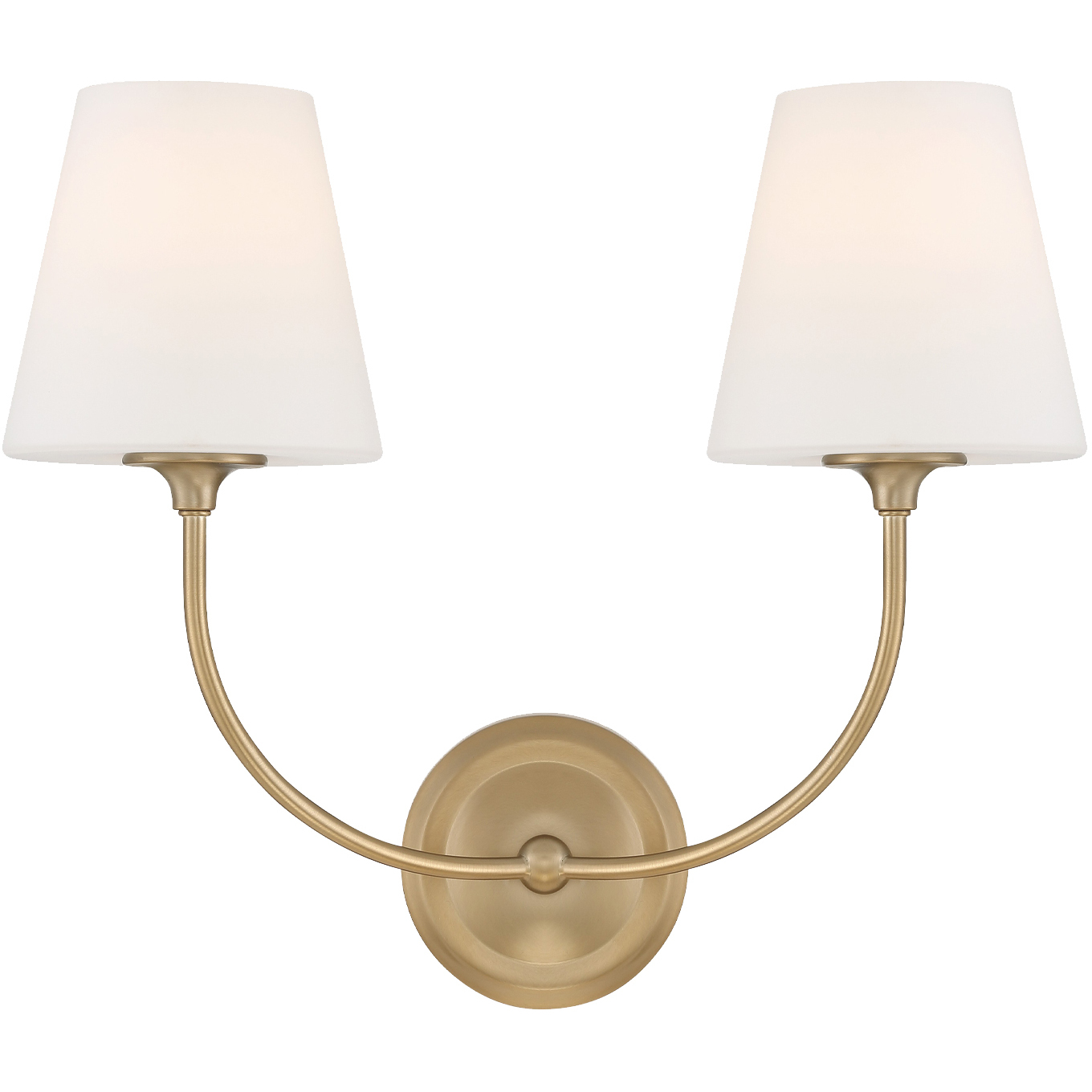 Sylvan Bath Wall Light in Vibrant Gold