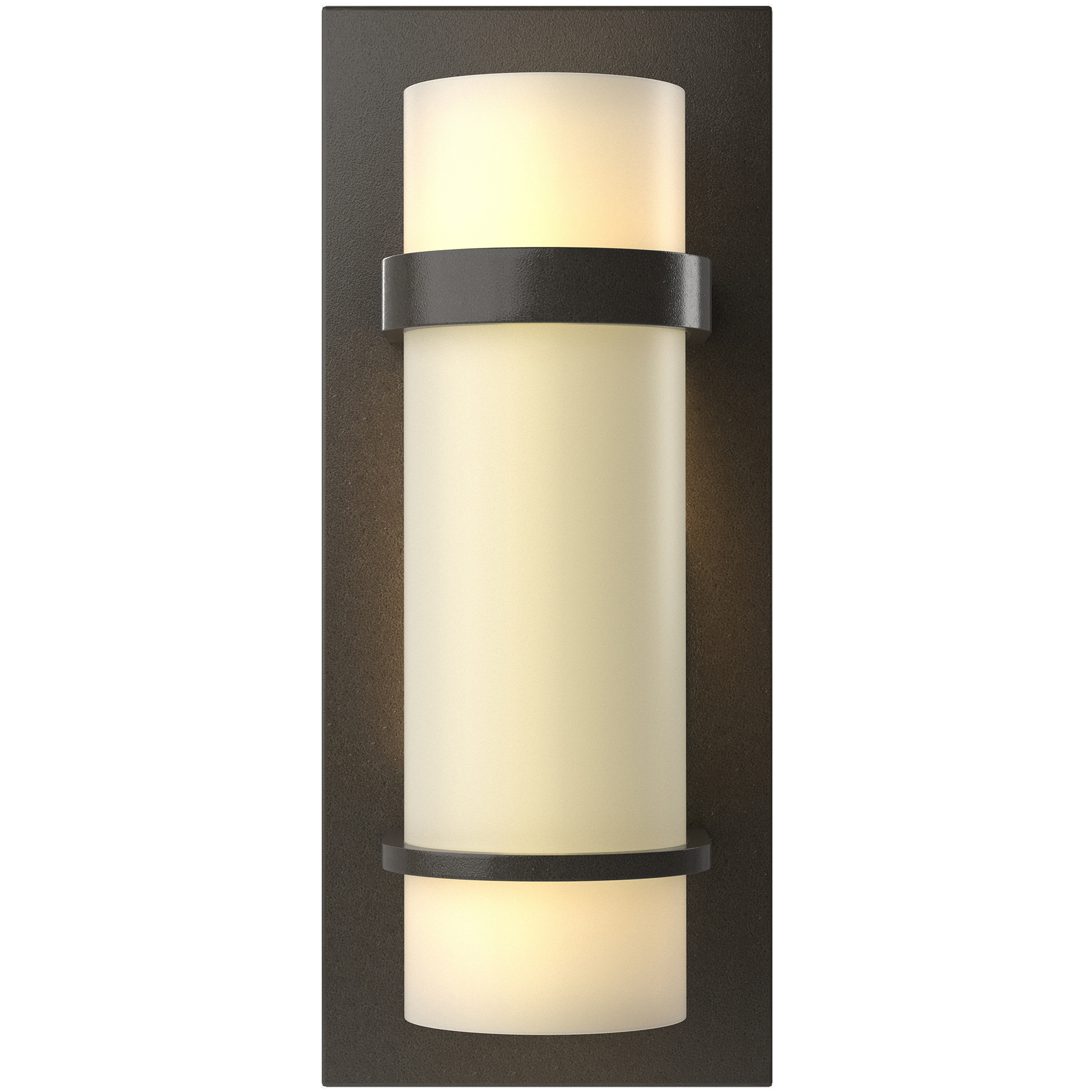 Banded 1 Light 5 inch Dark Smoke ADA Sconce Wall Light
