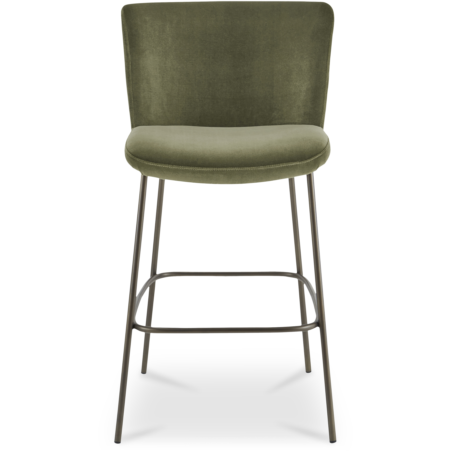 Early 41 inch Green Bar Stool
