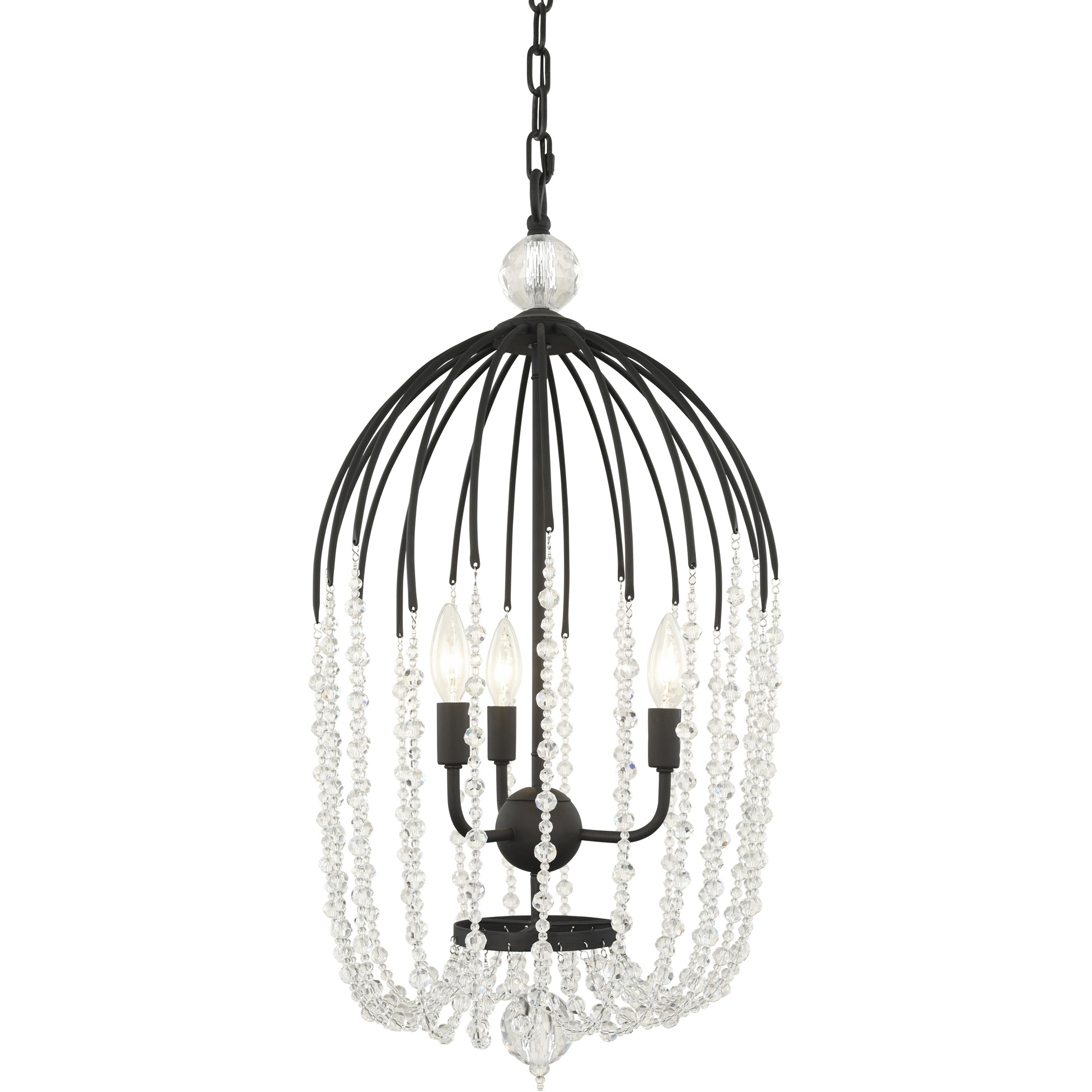 Voliere 3 Light 14.5 inch Matte Black Pendant Ceiling Light